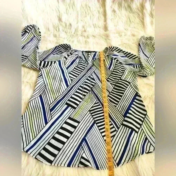 Zac & Rachel Striped Blouse - Women's Medium - Picture 8 of 8